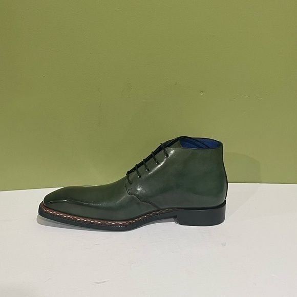 Emilio Franco ankle boot Olive oxford leather calf captoe - Picture 4 of 6